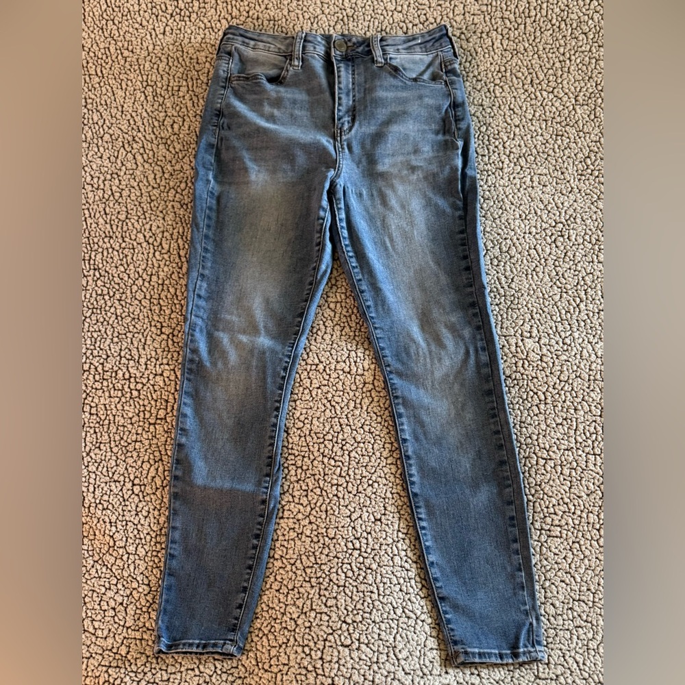 SO High Rise Ultimate Jegging Medium Wash Juniors Size 11